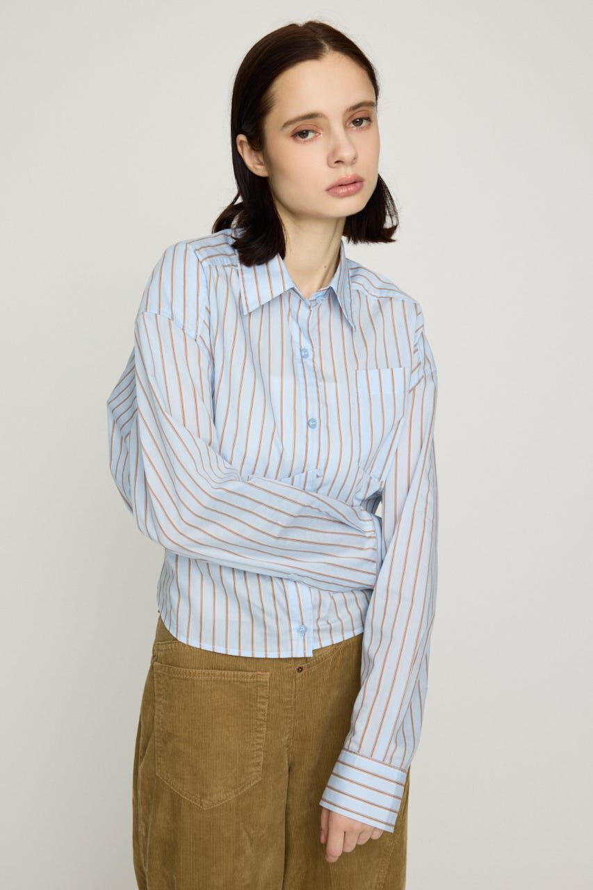 SLY「BACK DRAPE HEM シャツ」|シャツ・ブラウス|