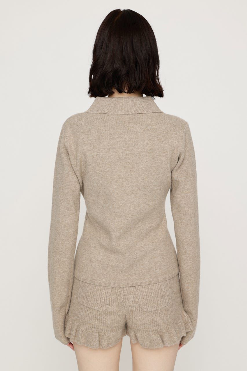 SLY「DOUBLE BUTTON KNIT ジャケット」|カーディガン|