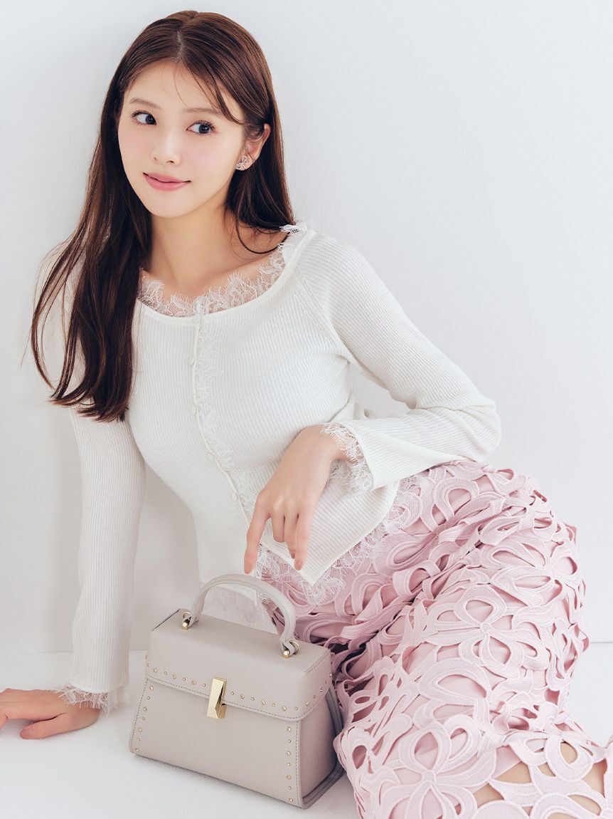 CELFORD「【WEB限定34サイズ展開】リボンレーススカート」|スカート|