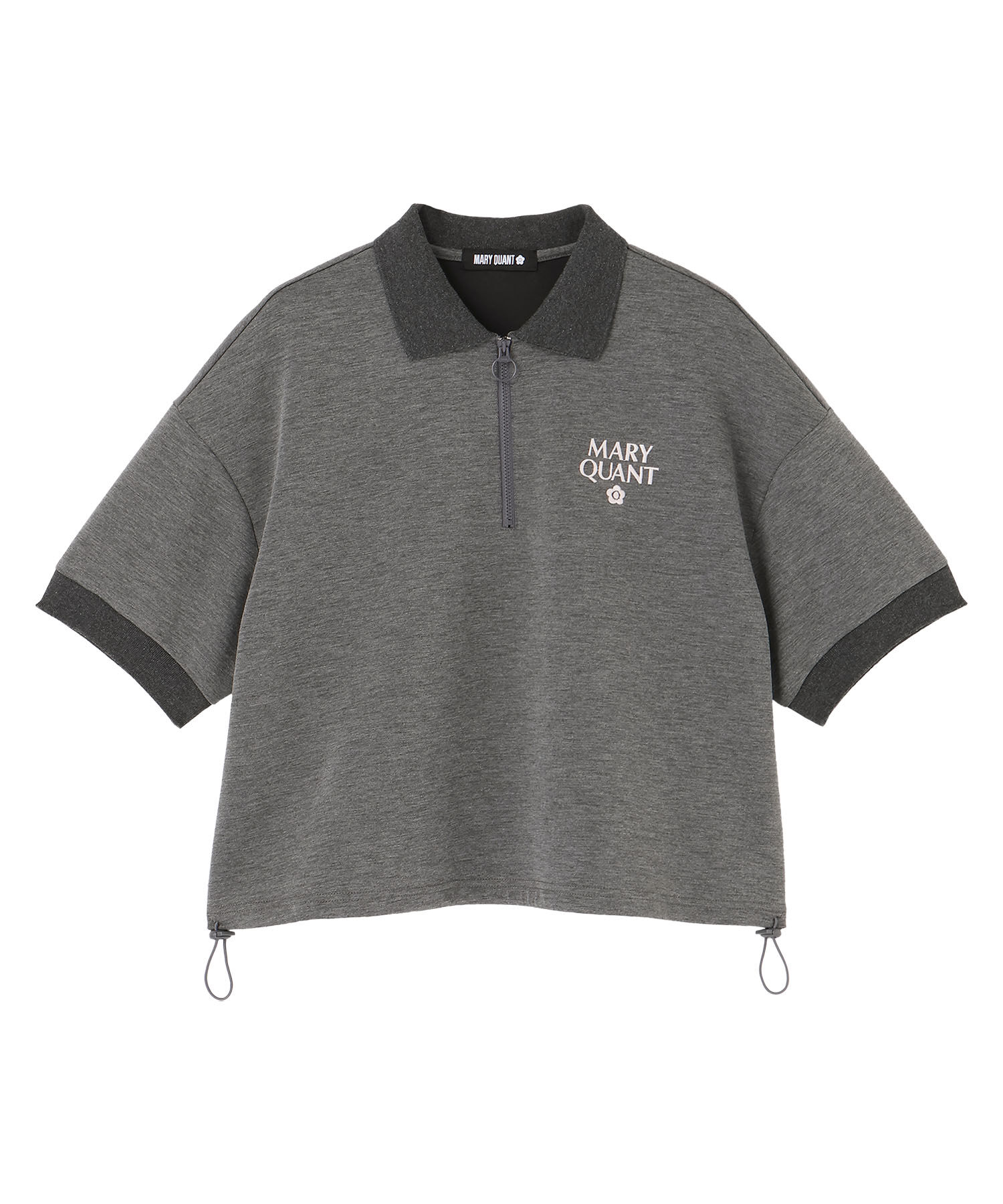 MARY QUANT「ボンディングポロ プルオーバー」|ポロシャツ|