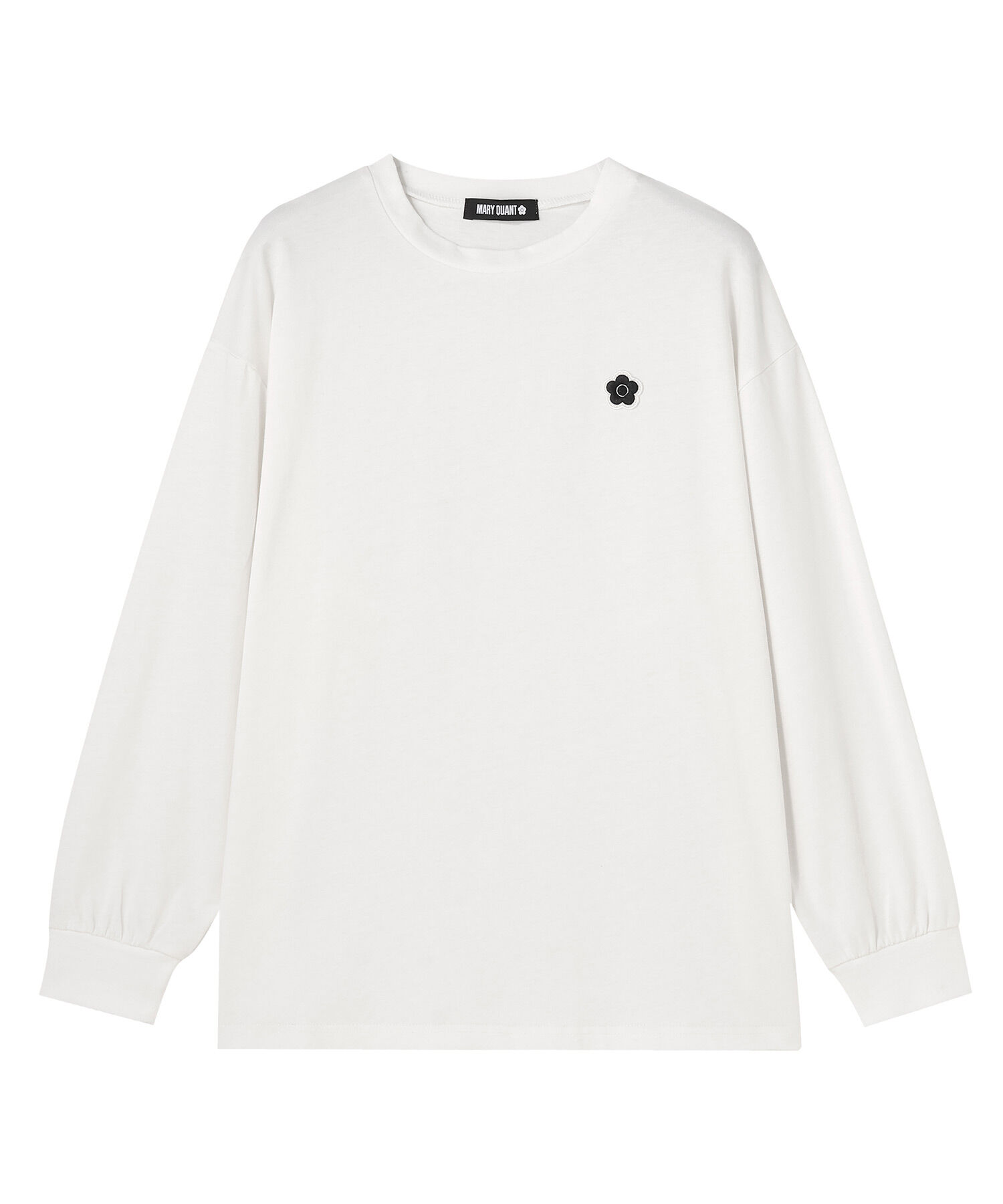 MARY QUANT「デイジーワッペンロング Tシャツ」|Tシャツ・カットソー|