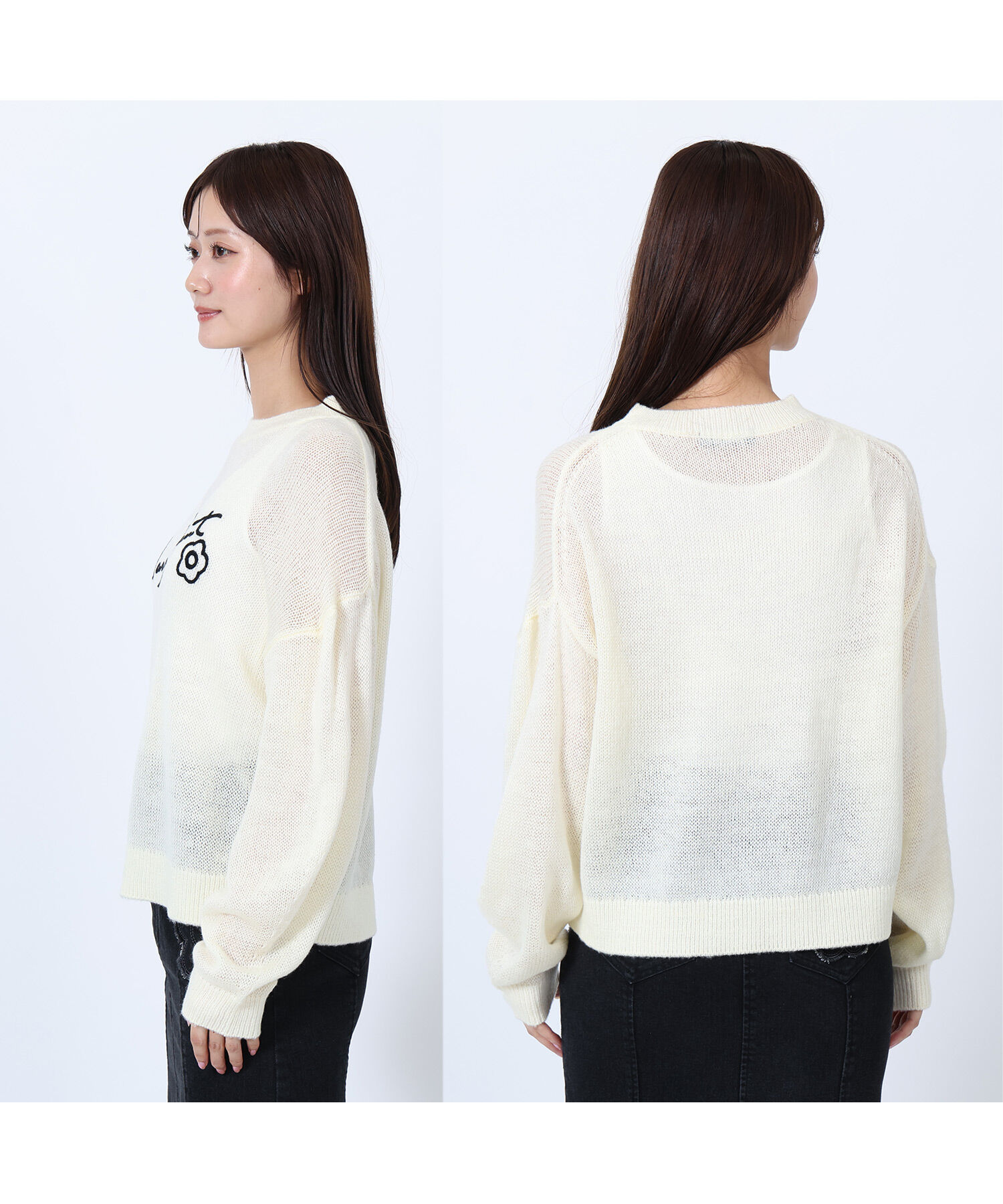 MARY QUANT「サインロゴシアーニット プルオーバー」|Tシャツ・カットソー|