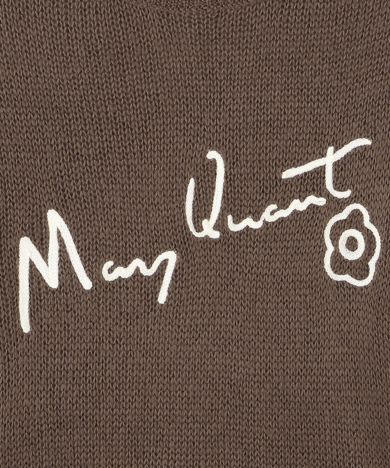 MARY QUANT「サインロゴシアーニット プルオーバー」|Tシャツ・カットソー|