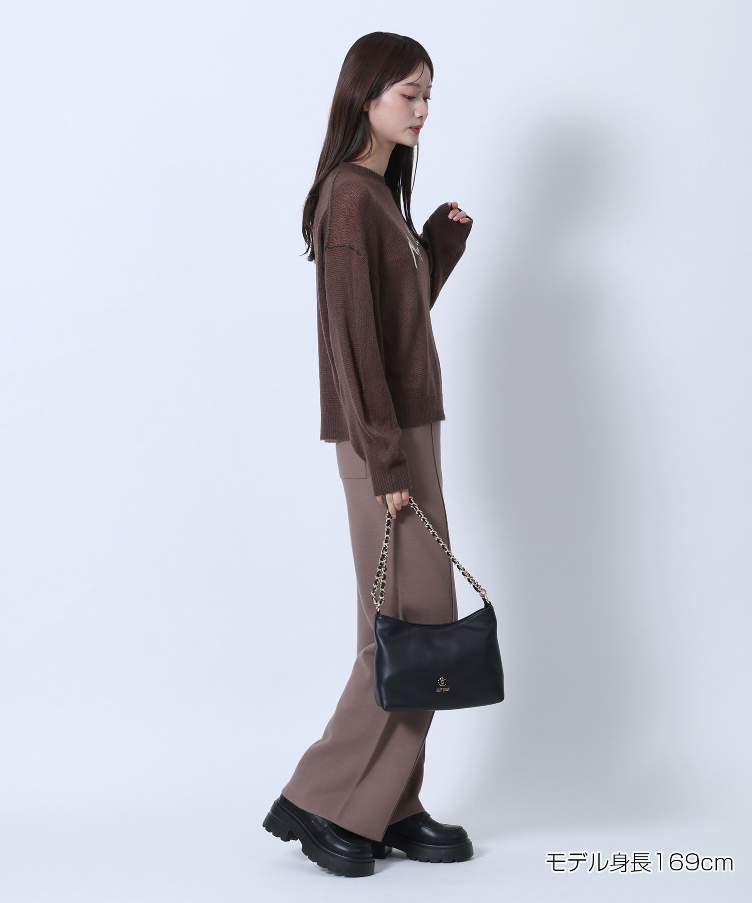 MARY QUANT「サインロゴシアーニット プルオーバー」|Tシャツ・カットソー|