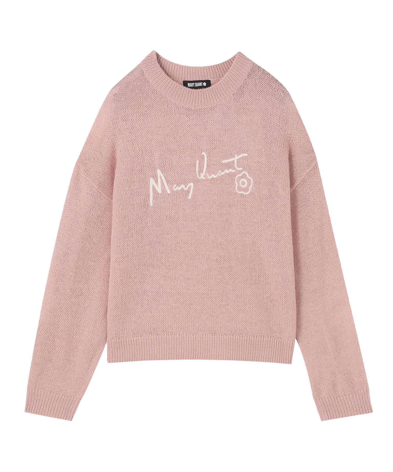 MARY QUANT「サインロゴシアーニット プルオーバー」|Tシャツ・カットソー|