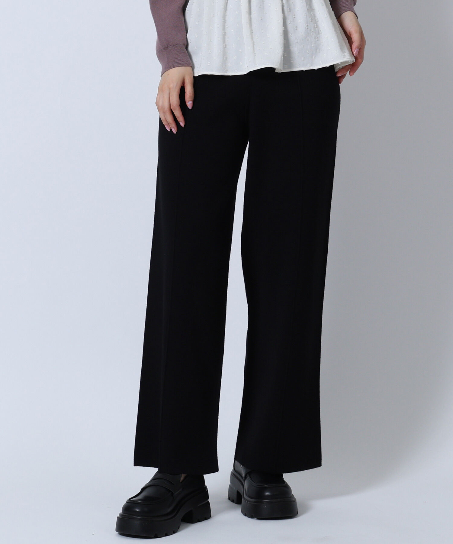MARY QUANT「センターシームニット パンツ」|その他|