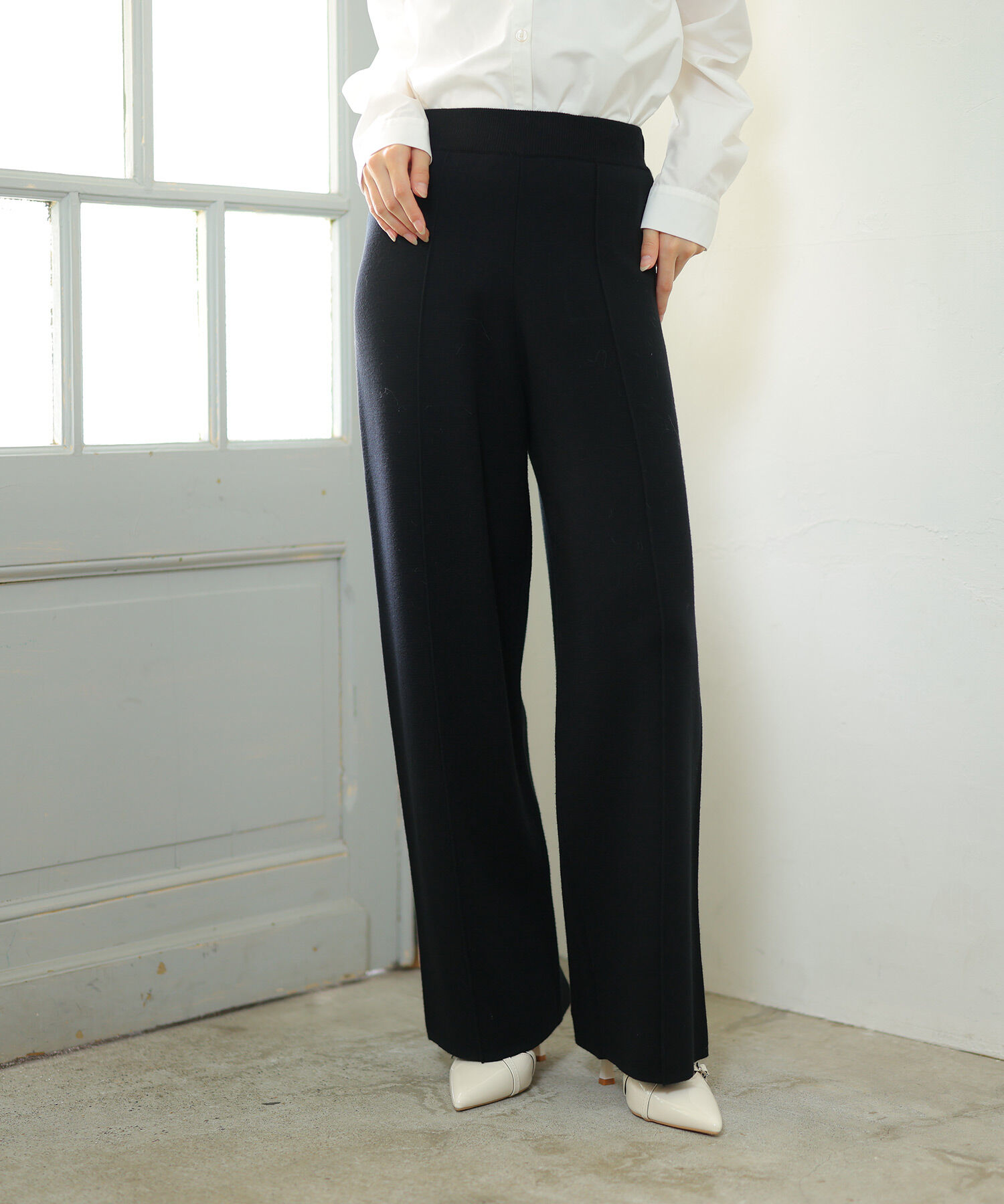 MARY QUANT「センターシームニット パンツ」|その他|