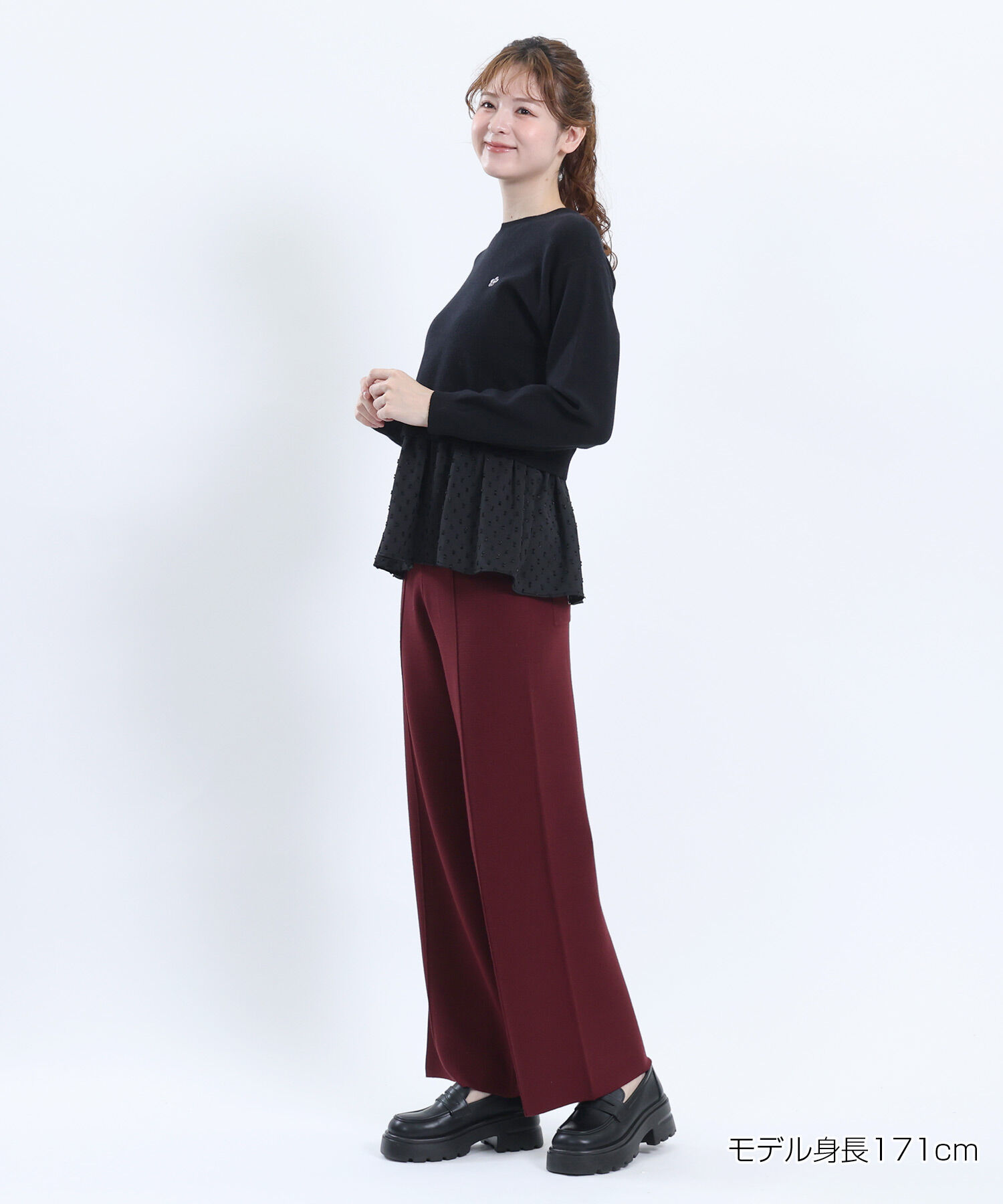 MARY QUANT「センターシームニット パンツ」|その他|