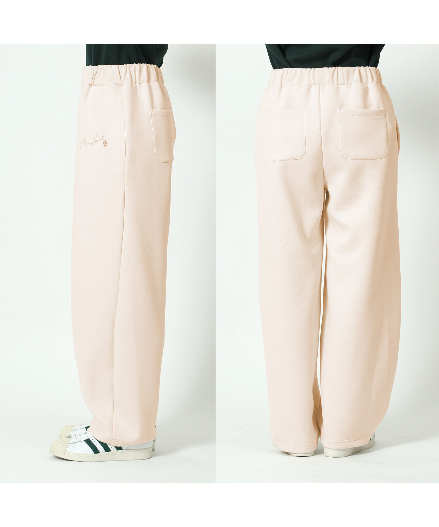MARY QUANT「サインロゴボンディング パンツ」|スラックス|