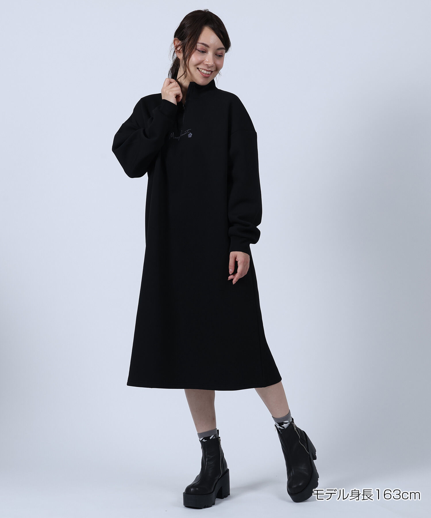 MARY QUANT「サインロゴボンディング ワンピース」|ワンピース|
