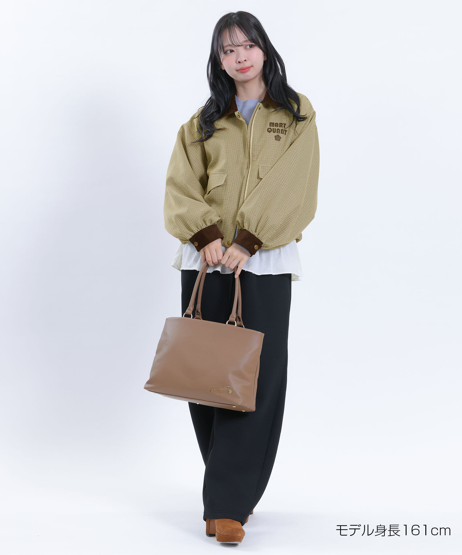 MARY QUANT「コーデュロイカラーワーク ブルゾン」|ブルゾン・スタジャン|
