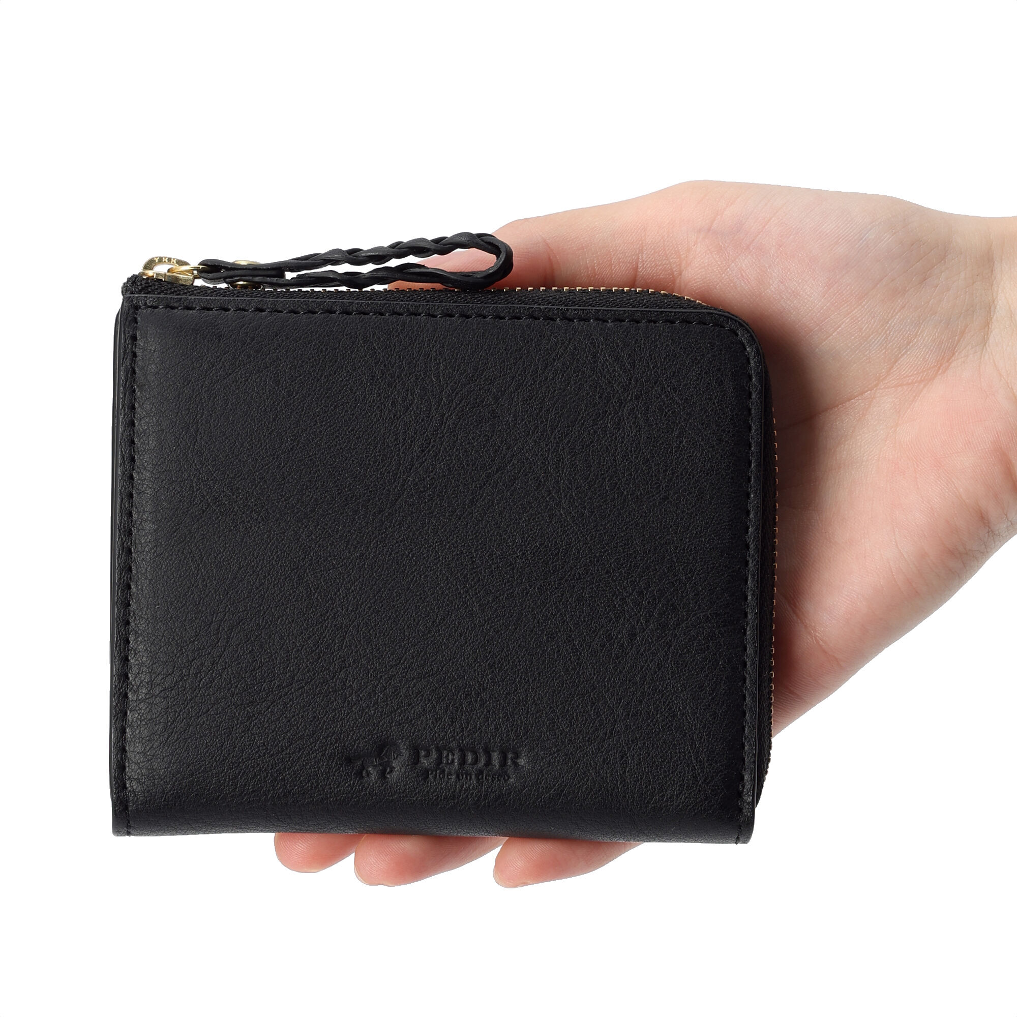 PEDIR「PEDIR(ペディール) ソフトヌメ ラウンドファスナー スリム財布」|財布|