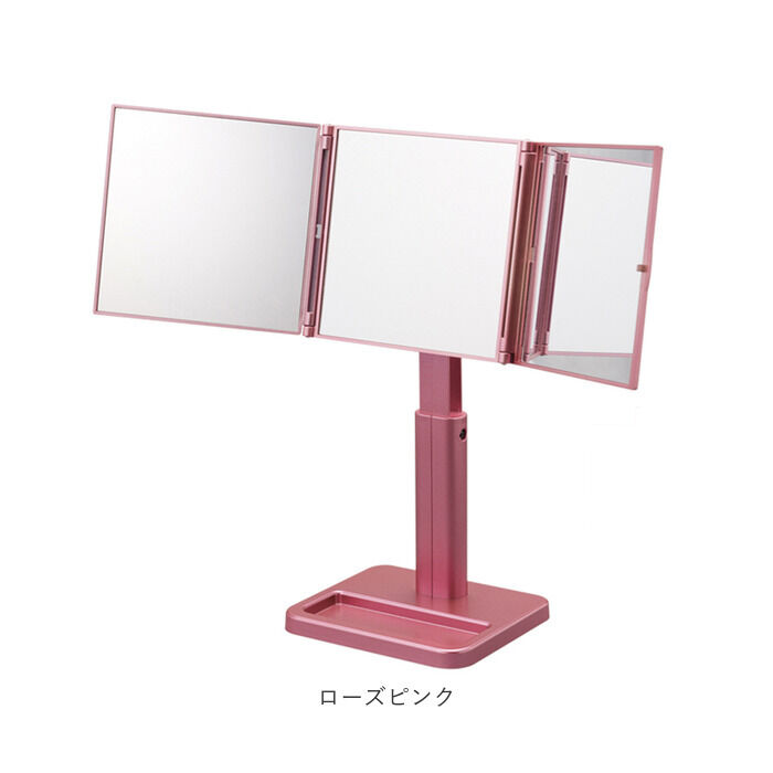 BACKYARD FAMILY「ナピュアミラー 三面鏡 通販 卓上ミラー スタンドミラー ミラー 卓上 三面鏡 卓上」|ミラー|