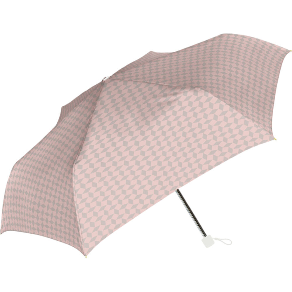 BACKYARD FAMILY「折りたたみ傘 軽量 レディース 通販 耐風傘 折りたたみ 耐風骨 日傘 雨傘 55cm 55センチ」|傘|ピンク1