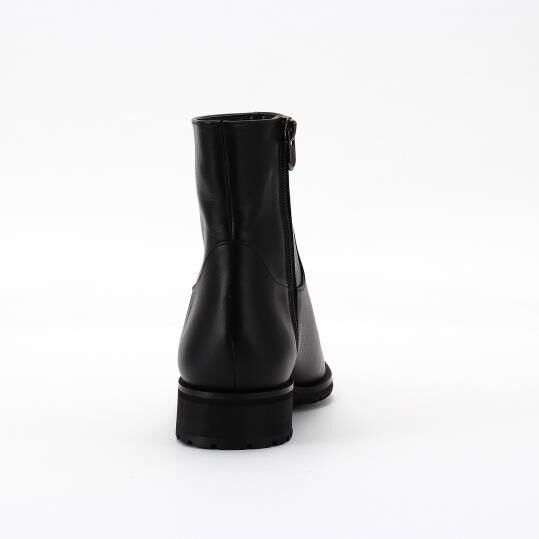 銀座かねまつ「LSFM2579STEBLK 【本革】【防水】アクアベルショートブーツ」|ショートブーツ|