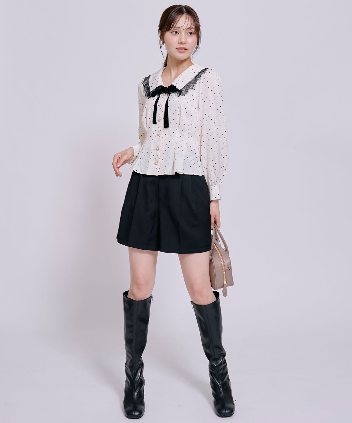 WILLSELECTION「センタータックショートパンツ」|キュロット|