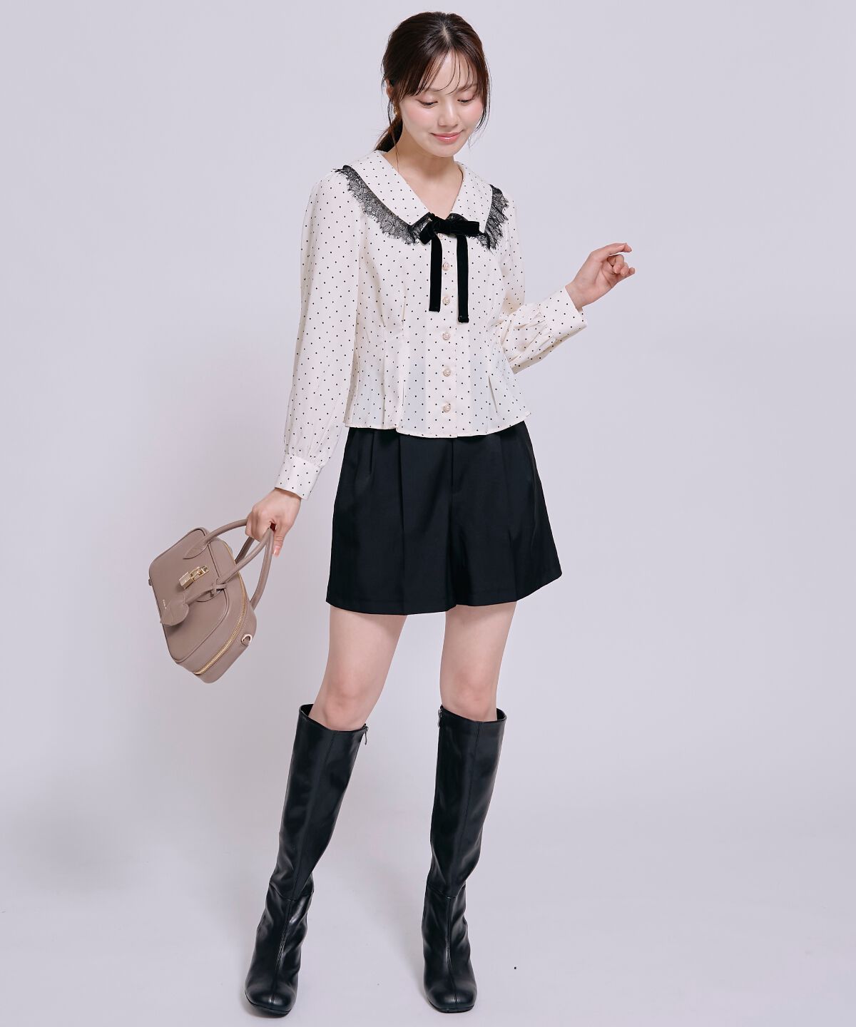 WILLSELECTION「センタータックショートパンツ」|キュロット|