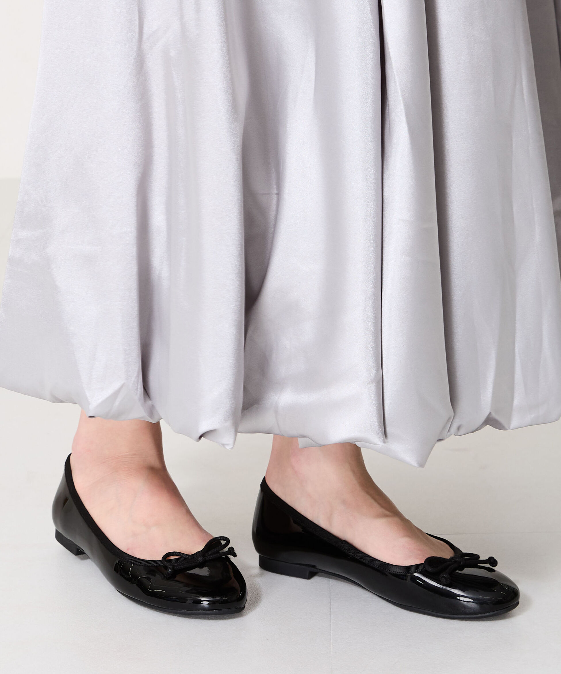 ORiental TRaffic「【 WEB限定 】 バレエシューズ /R-4006 パンプス フラット 厚手クッション エナメル ヒール1cm」|パンプス|