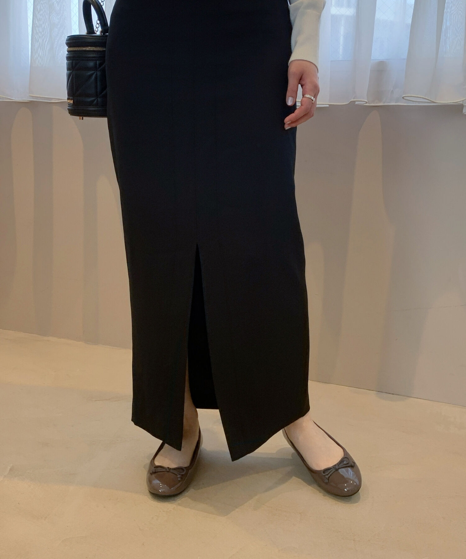 ORiental TRaffic「【 WEB限定 】 バレエシューズ /R-4006 パンプス フラット 厚手クッション エナメル ヒール1cm」|パンプス|