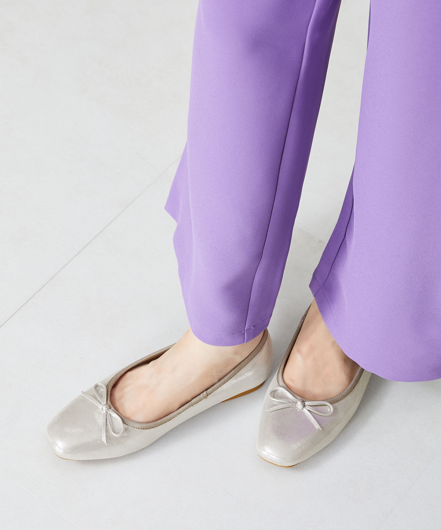 ORiental TRaffic「【 跳べるパンプス /　新色追加 】 バレエ シューズ /R-3208 厚手クッション フラット ヒール1ｃｍ」|パンプス|