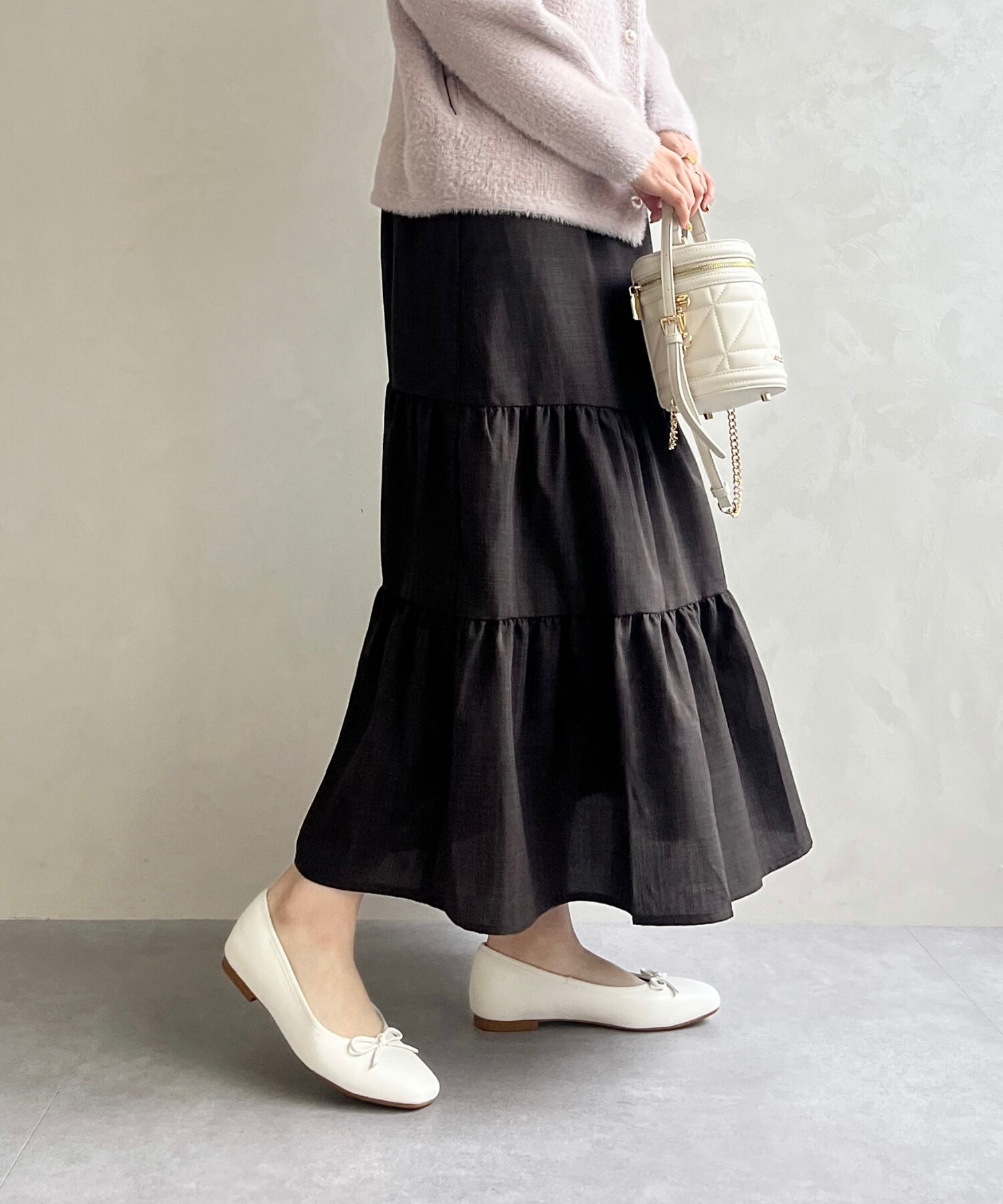 ORiental TRaffic「【 跳べるパンプス /　新色追加 】 バレエ シューズ /R-3208 厚手クッション フラット ヒール1ｃｍ」|パンプス|