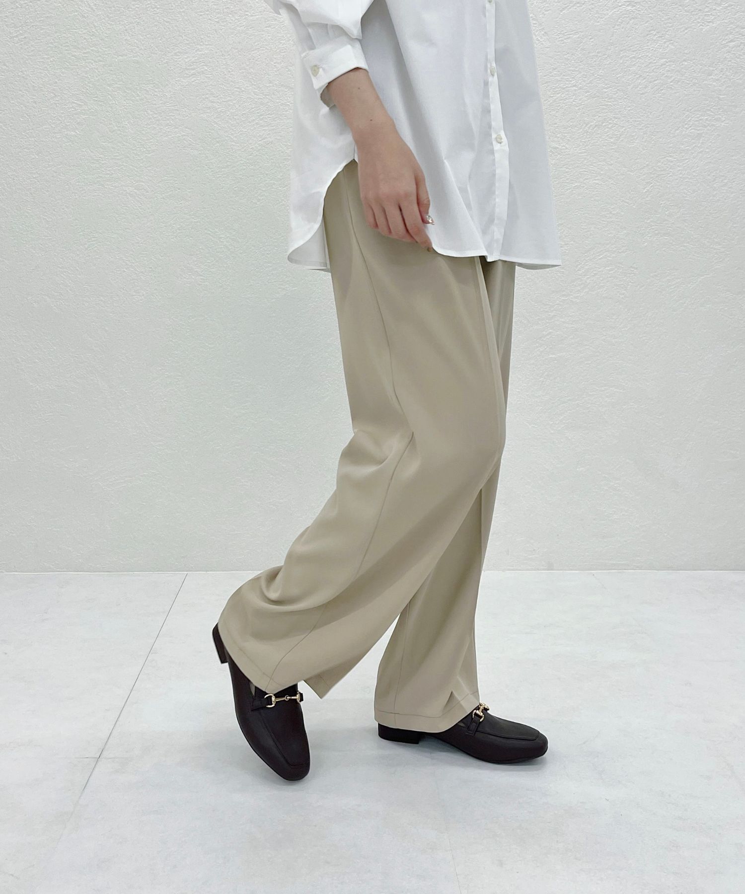 ORiental TRaffic「【跳べるパンプス/新色追加】スクエアトゥ ビット モチーフ ローファー /R-3210 ヒール2.3cm」|パンプス|