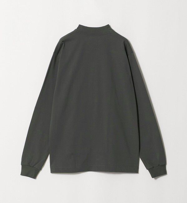 UNITED ARROWS「ALBINI オーガニックコットン モックネック ロングスリーブ Tシャツ 抗菌防臭」|Tシャツ・カットソー|