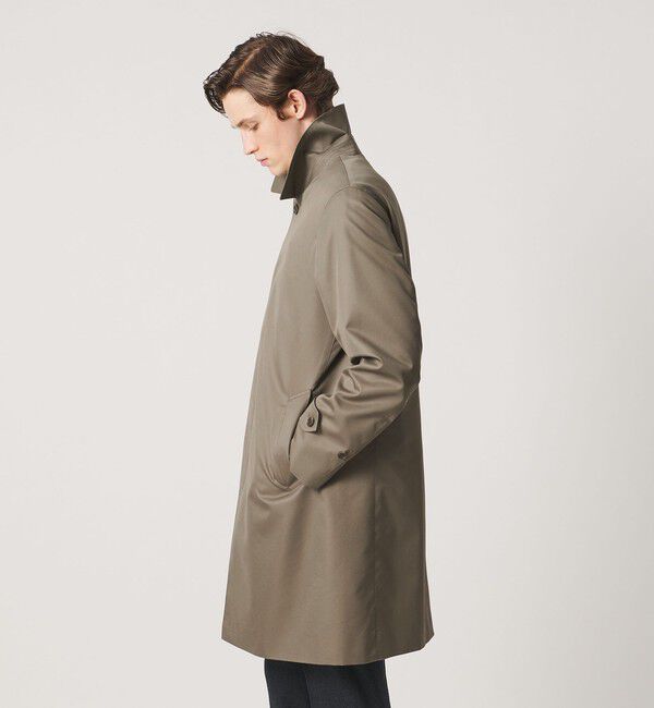 UNITED ARROWS「コットン/ポリエステル ギャバジン ステンカラーコート 撥水」|ステンカラーコート|