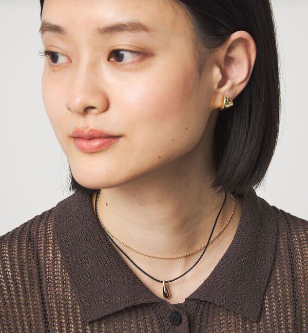 UNITED ARROWS green label relaxing「2連チェーン＆コードチャーム ネックレス」|ネックレス|