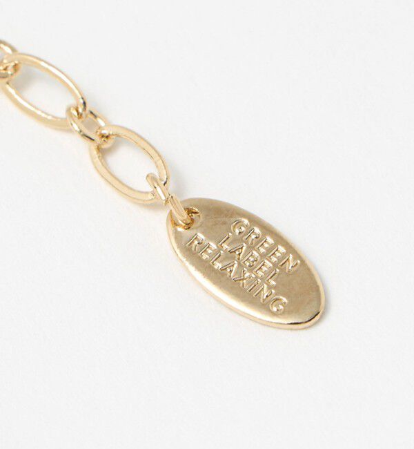 UNITED ARROWS green label relaxing「2連チェーン＆コードチャーム ネックレス」|ネックレス|