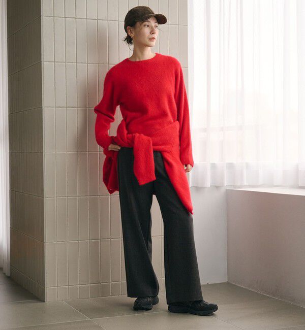BEAUTY&YOUTH UNITED ARROWS「フォックスカシミヤブレンド クルーネック ニットプルオーバー」|ニット・セーター|