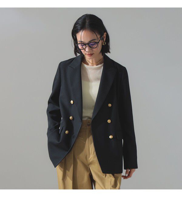 Demi-Luxe BEAMS 「ドライギャバジン ６ボタン ダブルジャケット」|ダッフルコート|