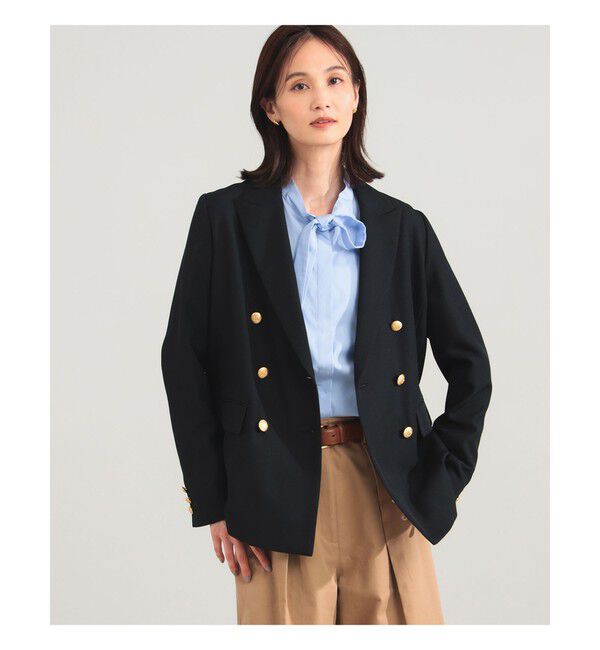 Demi-Luxe BEAMS 「ドライギャバジン ６ボタン ダブルジャケット」|ダッフルコート|