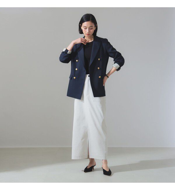 Demi-Luxe BEAMS 「ドライギャバジン ６ボタン ダブルジャケット」|ダッフルコート|
