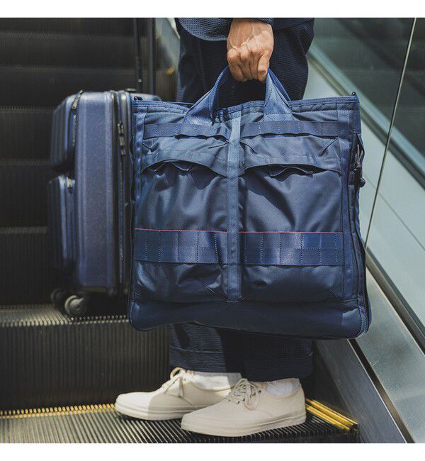 BEAMS PLUS「BRIEFING / 別注 COCKPIT BAG」|トートバッグ|NAVY