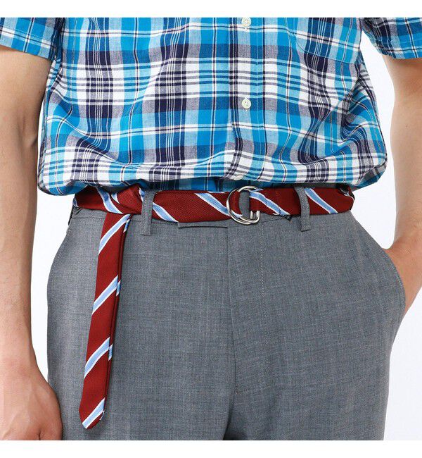 BEAMS PLUS「Double Ring Ribbon Belt」|ベルト|