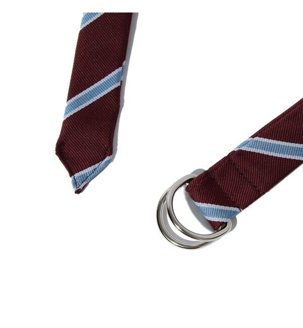 BEAMS PLUS「Double Ring Ribbon Belt」|ベルト|