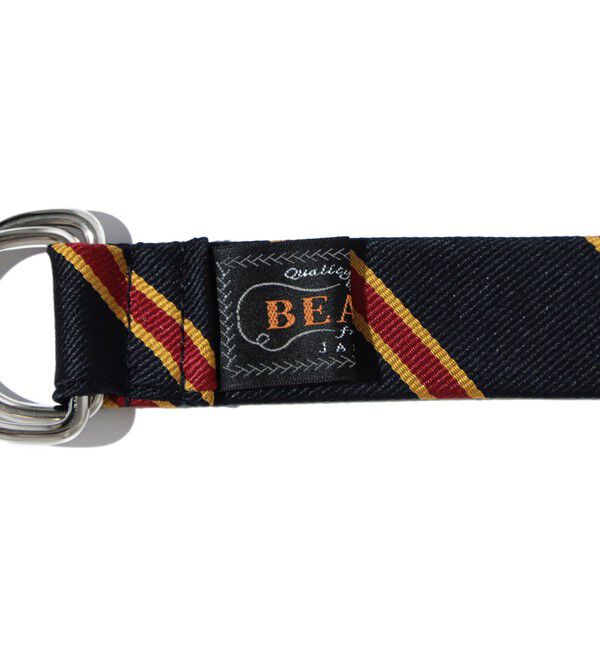 BEAMS PLUS「Double Ring Ribbon Belt」|ベルト|