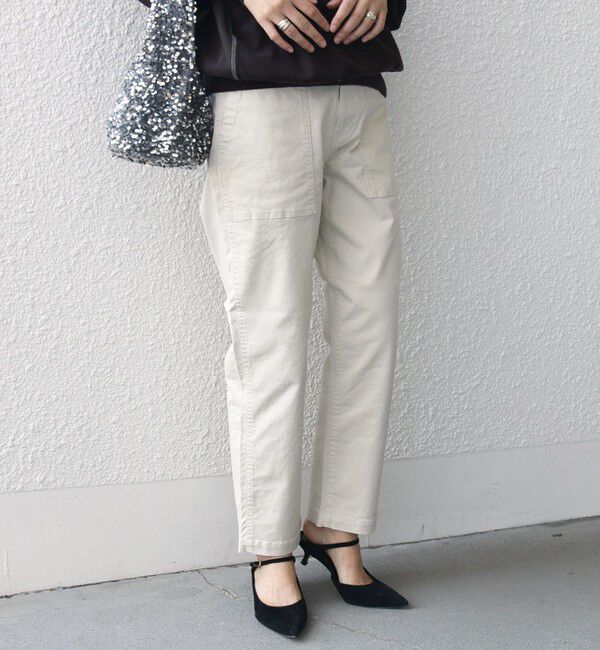 SHIPS for women「【WEB限定】ストレッチ ベーシック ベイカー パンツ」|その他|