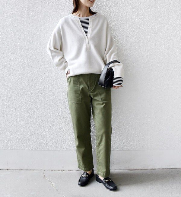 SHIPS for women「【WEB限定】ストレッチ ベーシック ベイカー パンツ」|その他|