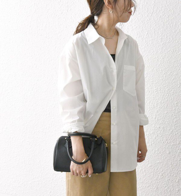 SHIPS any「〈洗濯機可能〉REPREVE レギュラーカラー ルーズ ポケット シャツ」|シャツ・ブラウス|