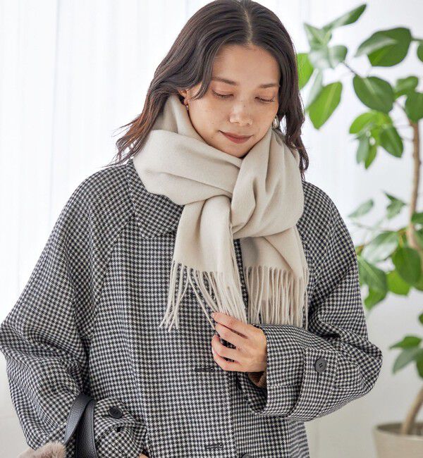 SHIPS for women「ウール カシミヤ ウォッシャブル ストール」|ストール|