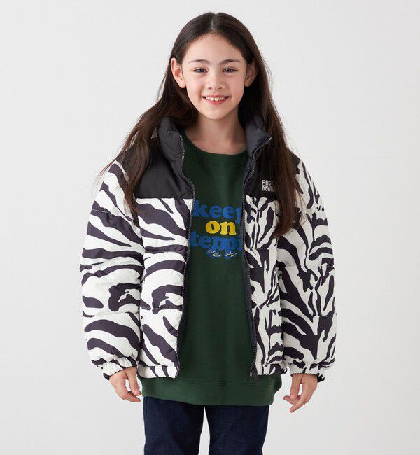 SHIPS any「【SHIPS any別注】FIRST DOWN:〈洗濯機可能〉リバーシブル バブル ダウン ジャケット <KIDS>◆」|ダウン|
