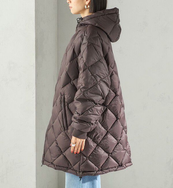 SHIPS for women「【SHIPS別注】Wai+ &times; TAION:〈手洗い可能〉ミディ ダウン コート」|ダウン|