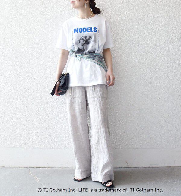 SHIPS any「GOOD ROCK SPEED:〈洗濯機可能〉LPC ロゴ フォト プリント TEE」|Tシャツ・カットソー|
