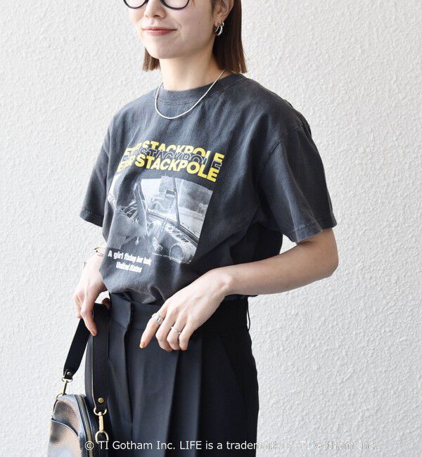 SHIPS any「GOOD ROCK SPEED:〈洗濯機可能〉LPC ロゴ フォト プリント TEE」|Tシャツ・カットソー|