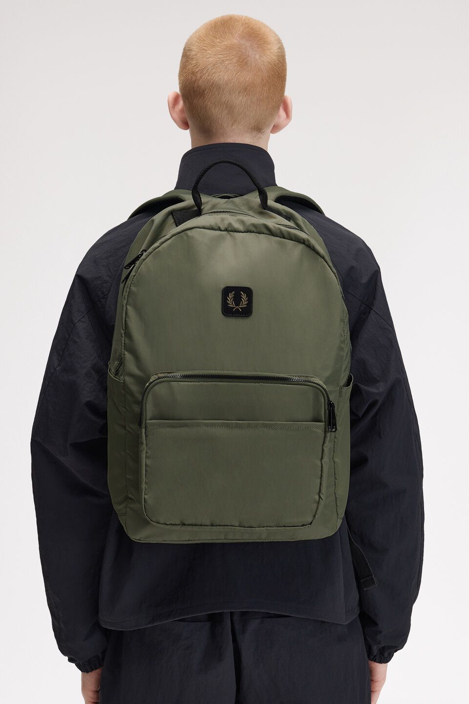 FRED PERRY 「FRED PERRY／CRINKLE NYLON BACKPACK／クリンクルナイロンバックパック」|リュック|