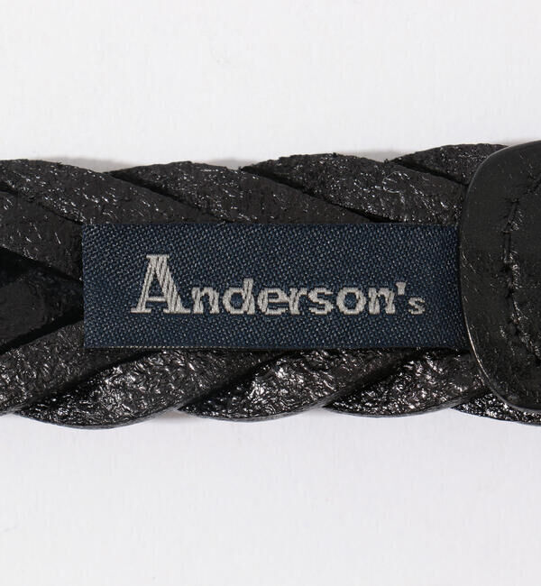 TOMORROWLAND GOODS「Anderson's レザーメッシュベルト」|ベルト|