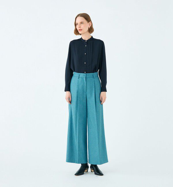 Ballsey「メランジカルゼ タックワイドパンツ」|その他|