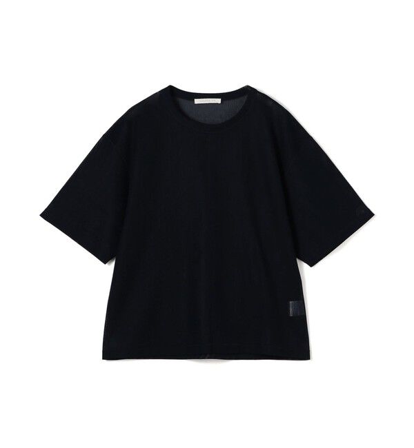 GALERIE VIE「コンパクトラッセル クルーネックプルオーバー」|Tシャツ・カットソー|69 ネイビー